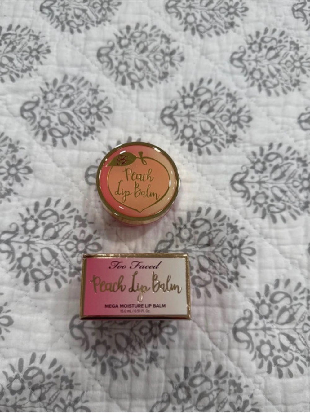 Too Faced Peach Lip Balm - Peach Pink